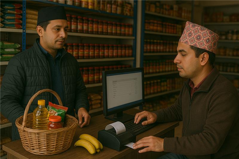 E-billing software for departmental store