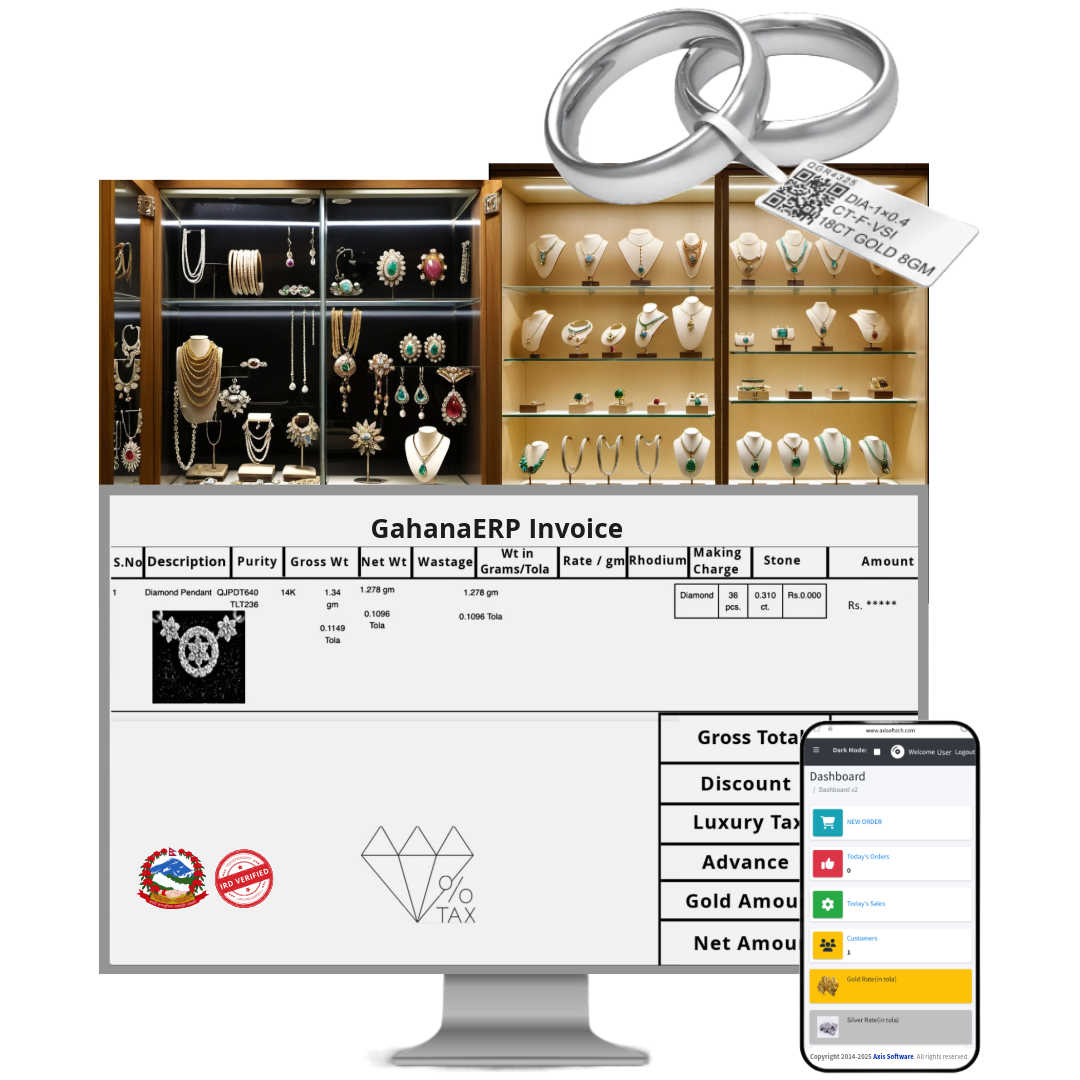 E-billing software for jewellery shops