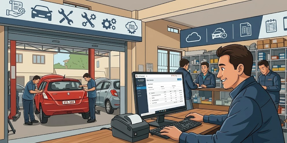 E-billing software for new and old car sales
